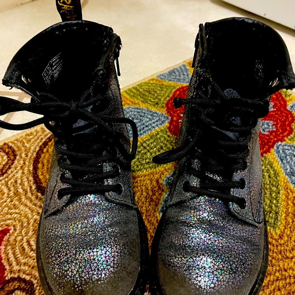 Dr. Martens Youth Delaney Sparkle Boots Girls 12